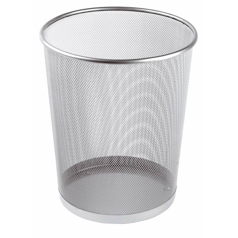 Prullenmand Zilver
