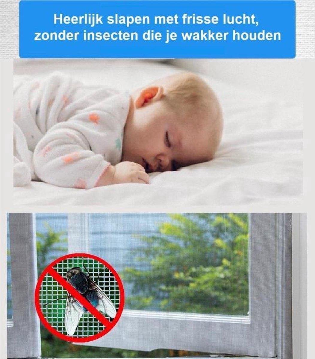 Raamhor - Universele Hor - 130 x 150 - Horrengaas Raam - Hor Voor Ramen