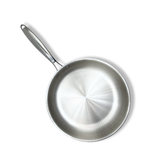 Wok en Koekenpannenset 2-delig 28cm - PFAS vrij -  RVS - SteelCraft