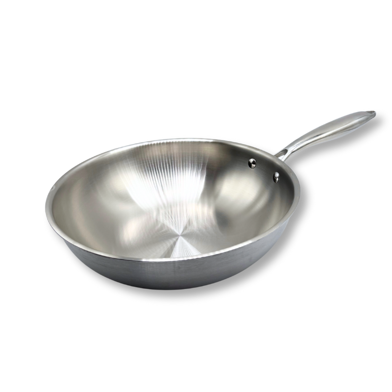 Wokpfanne 28 cm – Edelstahl – PFAS-frei 