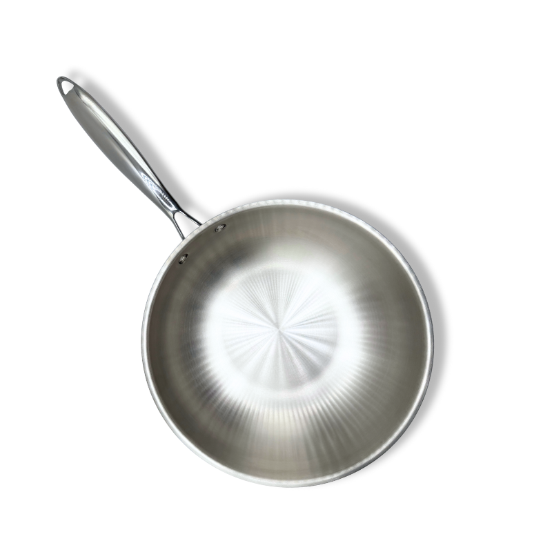 Wokpfanne 28 cm – Edelstahl – PFAS-frei 