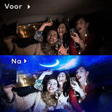 Sterrenprojector Met Maan Sterrenlamp met bluetooth Sterren Projector Sterrenhemel Verlichting