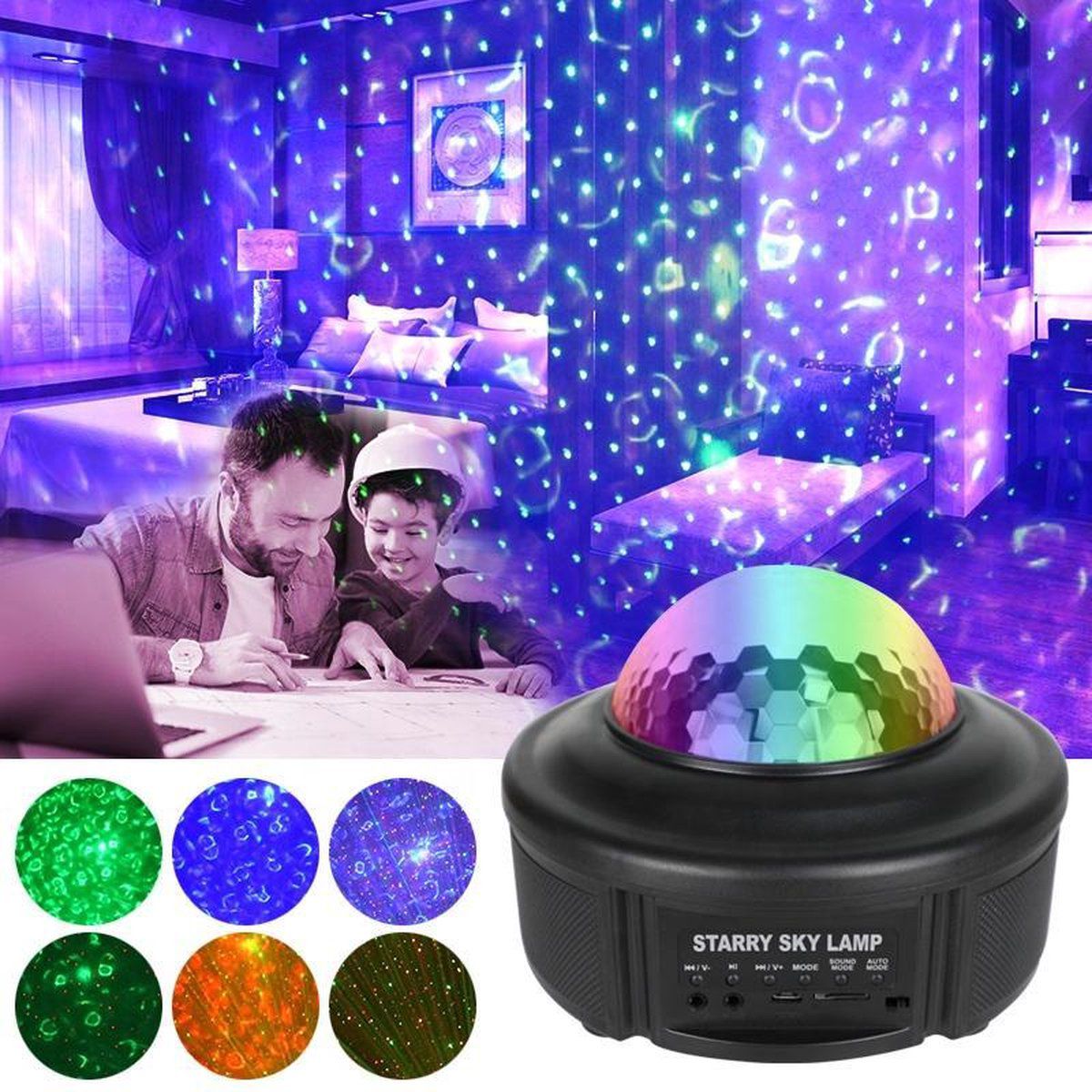 Sterrenprojector Sterrenlamp Sterren Projector Extra Groot Sterrenhemel Verlichting