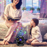 Sterrenprojector baby's Op Batterijen Nachtlamp Slaaphulp