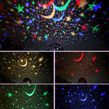 Sterrenprojector baby's Op Batterijen Nachtlamp Slaaphulp