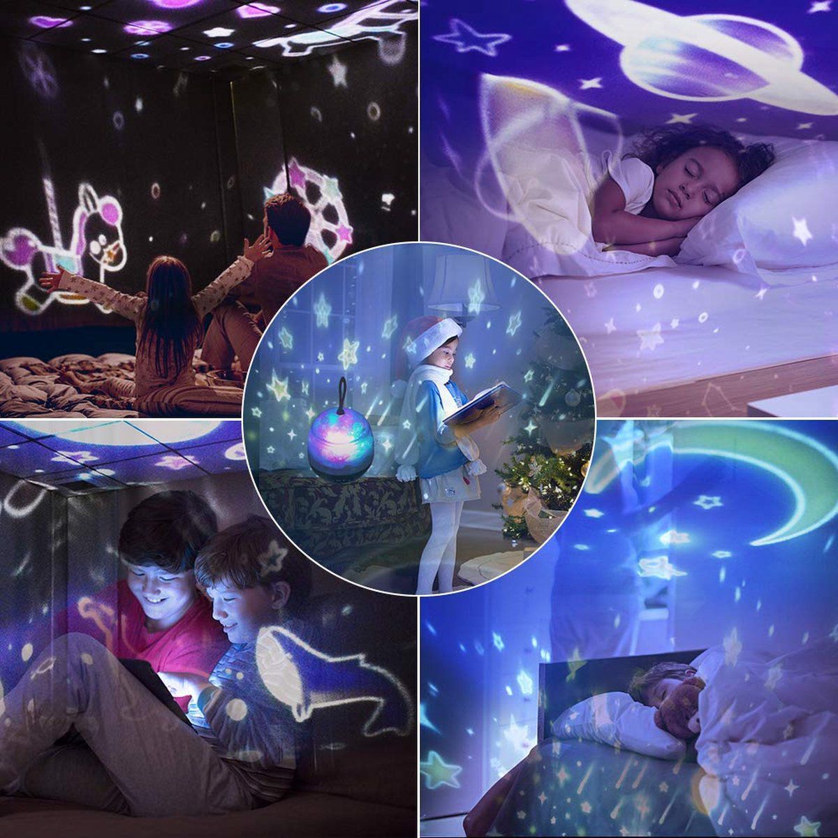 Sterren Projector Sterrenhemel Night light projector Nachtlampje Baby