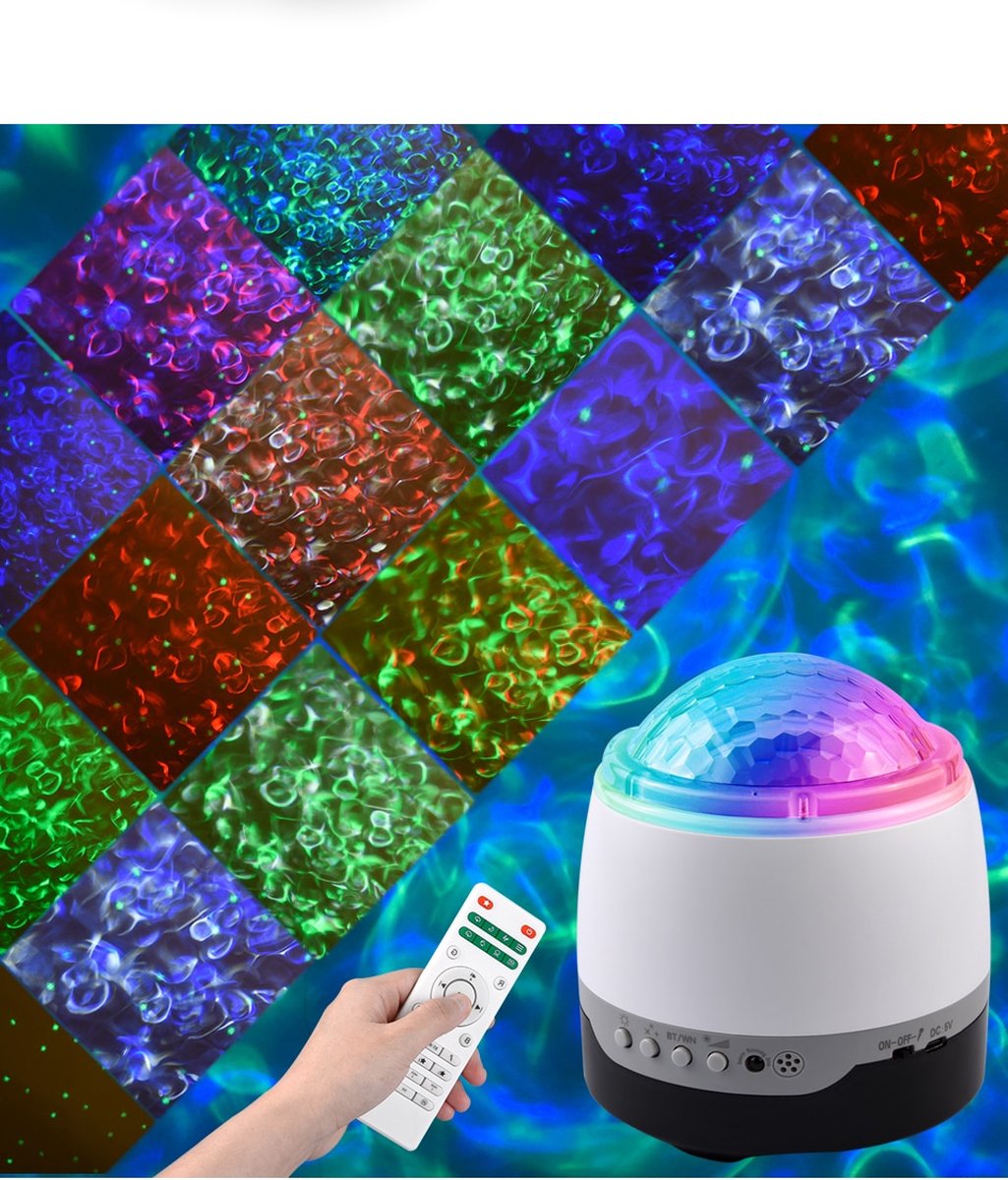 Sterrenprojector Whitenoise RGB Nachtlamp Dimbaar Slaaphulp