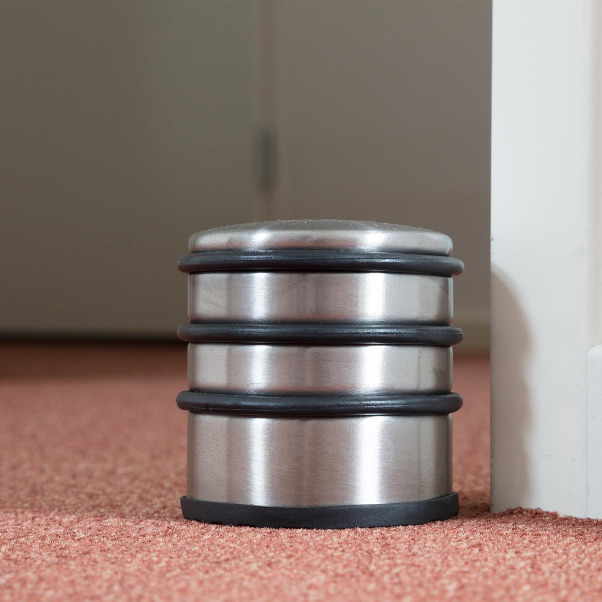 Deurstopper - 7 cm Diameter - Edelstaal