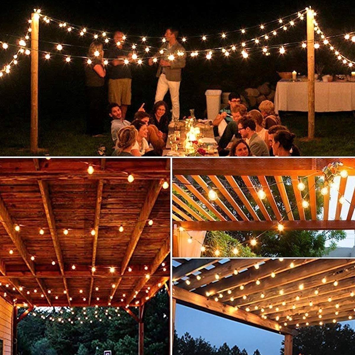 Lichtsnoer Zonne energie 10M 100 LED Waterdicht Lichtslinger Buitenverlichting Marrakesh