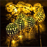 Lichtsnoer Zonne energie 10M 100 LED Waterdicht Lichtslinger Buitenverlichting Marrakesh