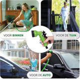 Tuinslang Tuinslag Flexibel 10 Meter Tuinslangen Uitrekbaar Met Koppelstuk 7 in 1 Sproeikop